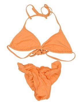 Tea You Demi Triangle Bikini Set in Orange